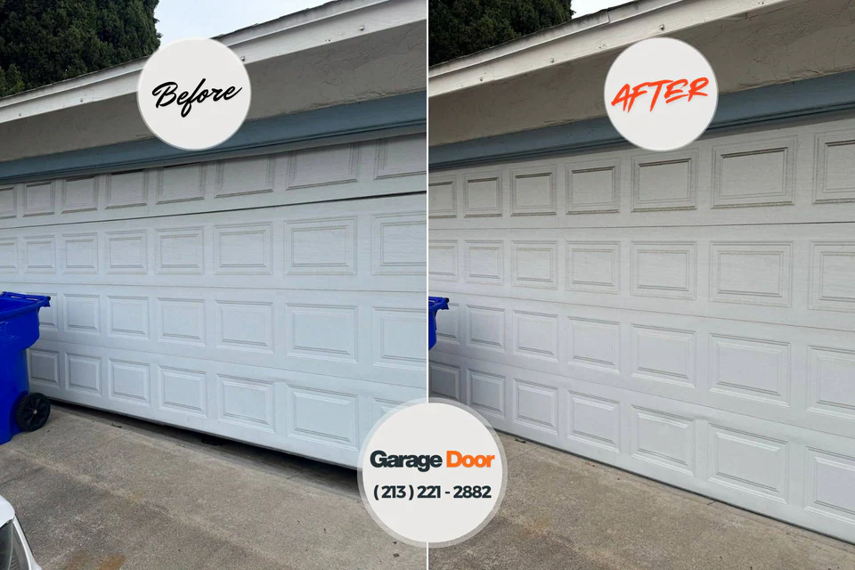 Before and after: Garage Door Installation & Replacement Lake City, FL